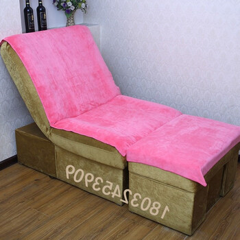 足浴沙发巾套泡脚按摩椅床单足疗沐足沙发铺巾酒店浴场毛巾美甲巾