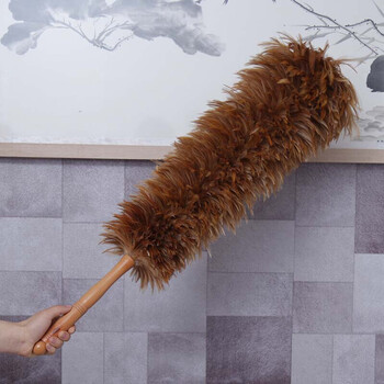 5折】鸡毛掸子除尘掸家用可伸缩扫灰尘掸子家用车用蜘蛛网清洁 项毛83