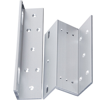 naqi280kg挂装明装电磁磁力锁zl型支架玻璃门 门禁电磁锁 z型支架