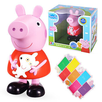 奥迪双钻小猪佩奇玩具场景套装儿童女孩礼物佩