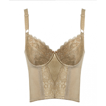 安提尼亚聚拢调整型长文胸皇室风范收副乳内衣 肤色 80c