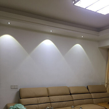 射灯嵌入式客厅背景灯led单灯cob吊顶开孔牛眼灯可调角度彩色筒灯 led