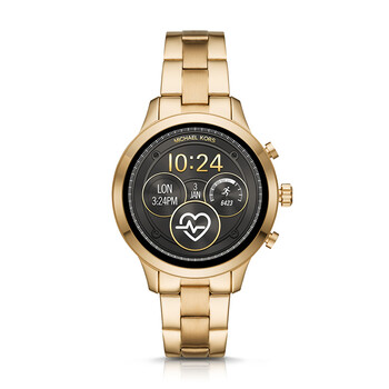 科尔斯(michael kors)mk智能手表 钢制表带智能触屏女士时尚腕表 mkt