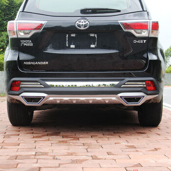 丽等后 汉兰达保险杠前后杠2015新汉兰达护杠保护杠15-16款汉兰达改装