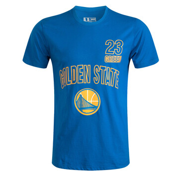 aotu 球衣金州勇士队篮球服 23号格林t恤 男装大码短袖 蓝色 s