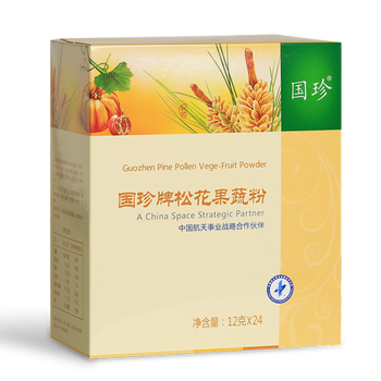 国珍营养补充食品国珍牌松花果蔬粉12g24袋