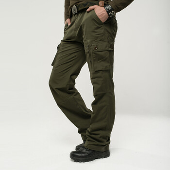 军装裤 工装裤军绿色男士纯棉长裤 户外休闲冲锋裤 多袋裤 包邮 黑色