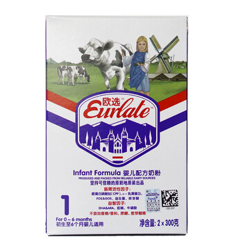 澳优原装进口欧选1段婴幼儿奶粉600g