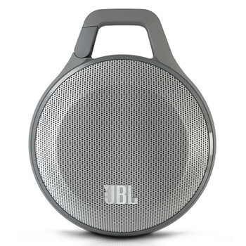 
                                        JBL Clip 音乐盒升级版 蓝牙音箱 音响 低音炮 可通话 便携迷你音响 音箱 灰色                