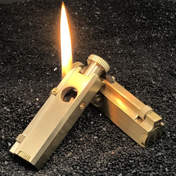 祝融火具首领手工一战壕纯黄铜煤油打火机战甲复古收