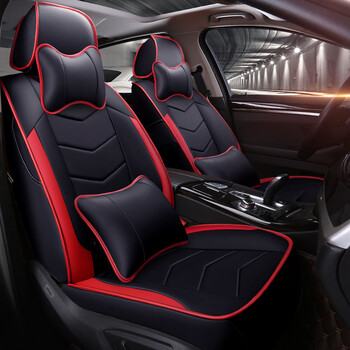 汽车全包围真皮座套专车专用拼色运动风皮革坐套全包坐垫别克君威英朗