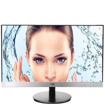 AOC I2369V6 23英寸爱眼净蓝光AH-IPS窄边框LED液晶显示器(银黑)