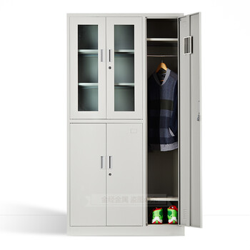 金经金属制品员工宿舍储物柜五门更衣箱带锁澡
