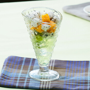 玻璃雪糕杯冰淇淋杯甜品碗沙拉杯奶昔杯冰激凌杯子果汁冷饮杯加厚透明