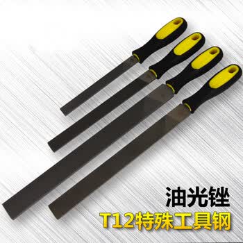 定做钢锉油光锉平头齐头扁锉钳工锉特细齿钢锉刀6寸8寸10寸12寸 6寸油光锉【图片 价格 品牌 报价】-京东