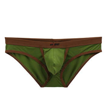 男士内裤 内裤男低腰吊环三角裤提型裤丝滑太空舱男三角裤 潮男底裤