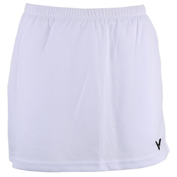 威克多Victor 胜利女款 羽毛球服 运动服短裤 针织短裙 K-3199A XL码 白色