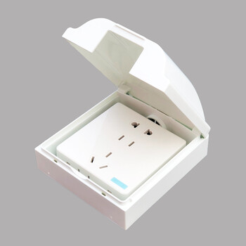 防水插座浴室86型明装防水盒防溅盒卫生间明线自粘贴开关罩保护盖