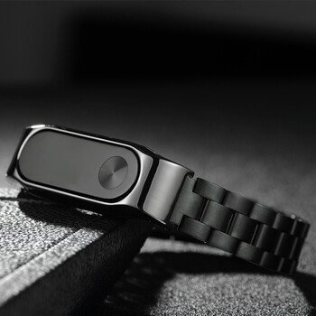 不锈钢磁吸式替换腕带 二代【黑色】实心钢 高清贴膜 截表器 充电线