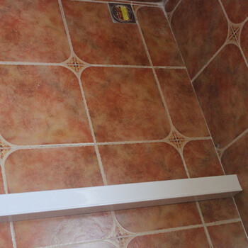 高级pvc加厚挡水条 一字拦水条 阻水条上沿加高6cm*6cm多尺寸可选