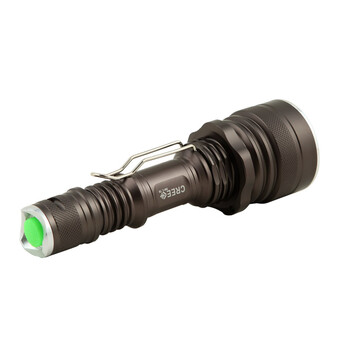 亚马逊应急灯照明LED强光手电筒充电远射防水家用消防手电A25 万能充+1电