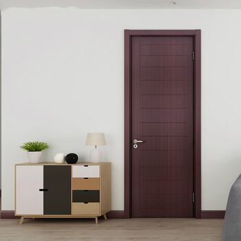 古莎(gusha)木门 简约房门家用隔音门实木复合客厅免漆平开门定制@005