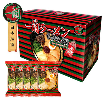 Ichiran 一兰拉面一蘭博多豚骨网红日式拉面日本进口福冈限定经典泡面5包660g 图片价格品牌报价 京东