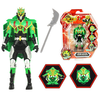 张飞吕布赵云夏侯惇太史慈变形武将人物英雄牌玩具 变形武将【关羽】