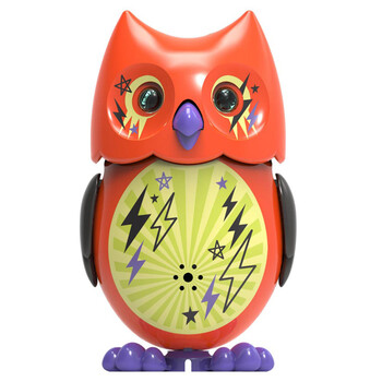 智能玩具 模型玩具电动模型玩具 女孩礼物女孩玩具 知音猫头鹰(橘色)