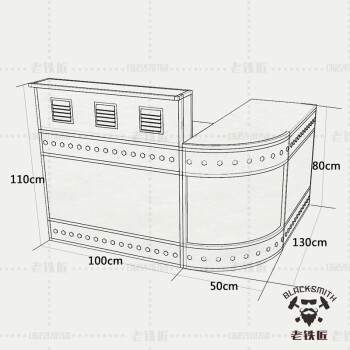 收银台立面图片手绘图片