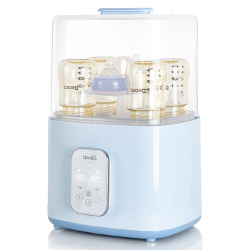 倍尔乐（Bearo）婴儿奶瓶消毒器暖奶器带烘干三合一 多功能宝宝奶瓶蒸汽消毒锅 HB-321EA浅蓝色