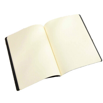 白纸本 空白车线本学生用16k牛皮纸本子简约草稿纸本大号笔记本小清