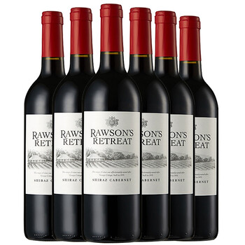 澳洲原瓶进口红酒洛神山庄设拉子赤霞珠干红葡萄酒750ml6瓶整箱装