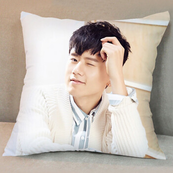 张杰抱枕 女朋友生日礼物圣诞礼物 情侣抱枕床头diy创意定做靠垫 张杰