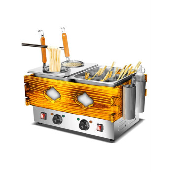 关东煮机器电热18格双缸商用麻辣烫锅小吃设备串串香煮面炉