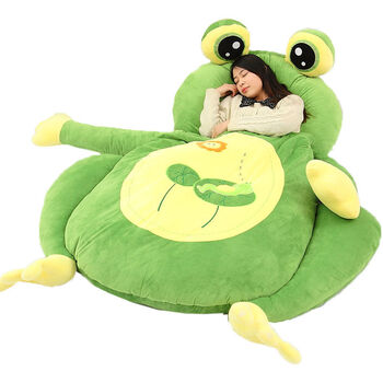 猴子轻松熊毛绒玩具懒人沙发榻榻米床垫坐垫生日礼物女生 青蛙榻榻米