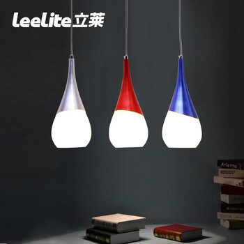 立莱现代简约餐吊灯3头led餐厅灯具 餐吊灯