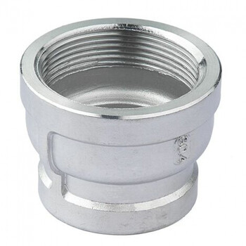 红辉304变径内丝接头不锈钢异径内丝螺纹接头dn32*25*20*15水暖配件15