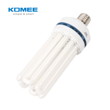 科明（KOMEE）节能灯6U-120W150W E40螺口车间照明6支装，室内 E40灯头 150W