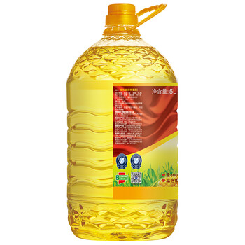 多力压榨玉米胚芽油5L 非转基因食用油