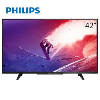 飞利浦（PHILIPS）42PUF6056/T3 42英寸 4K超高清智能电视（黑色）
