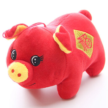 红色福猪 小号12cm【图片 价格 品牌 报价】-京东