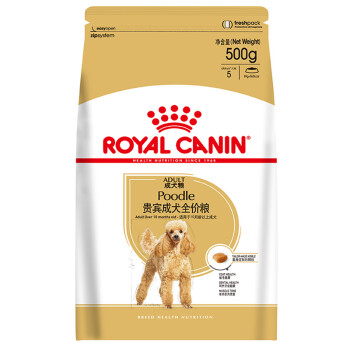 ROYAL CANIN 皇家狗粮 PD30贵宾泰迪成犬狗粮 全价粮 0.5kg 小型犬成犬 亮泽被毛