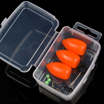 6克 路亚助抛器 飞蝇亮片雷蛙路亚饵助投器白条辅助 橙色/3枚装