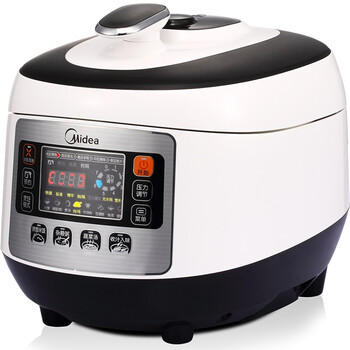 美的（Midea） 电压力锅5L 双胆高压锅 智能方煲 韩式电脑版压力锅 WSS5033