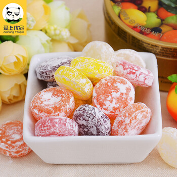 德国嘉云糖草莓味夹心什锦草莓可乐味175g*2盒装 进口零食水果糖 什菜