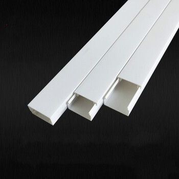 pvc平盖线槽 25*15 a 特厚型 高韧性绝缘阻燃折不断 明装方线槽