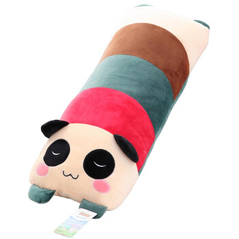 可爱卡通熊猫抱枕大号毛绒玩具长抱枕公仔双人靠垫枕头长条枕可拆洗