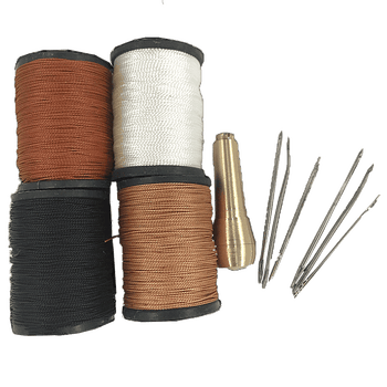 满纳鞋底上鞋缝包锥子 铜锥子铜钩针修鞋补鞋工具直钩弯钩p定制 4卷不