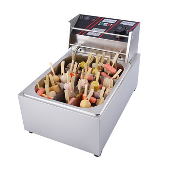 煮机器商用电热9格串串香设备麻辣烫锅鱼蛋机丸子小吃路边摊